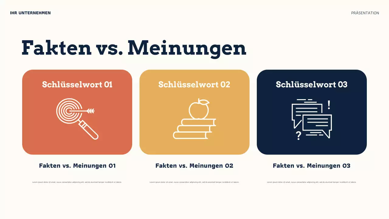 Orange Modern Online Glaubwürdigkeit Präsentation