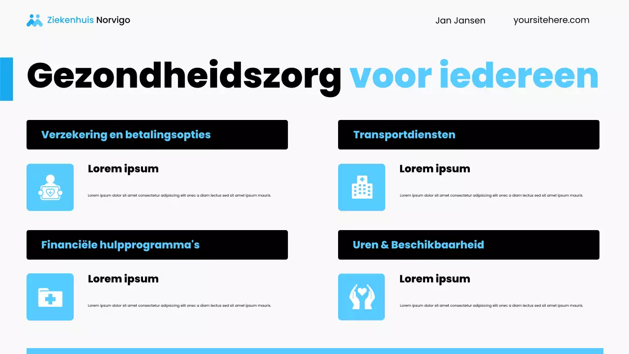 Presentatie lokale ziekenhuisdiensten