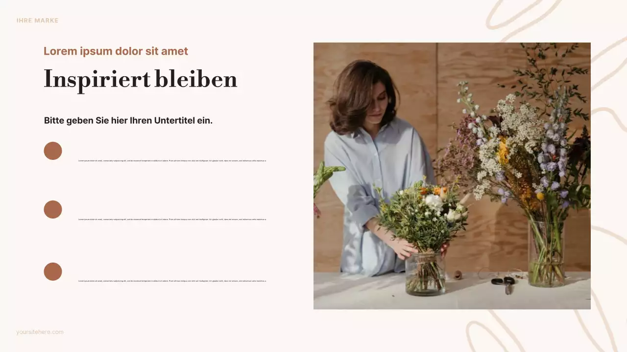 beige ästhetische Kunstankündigung