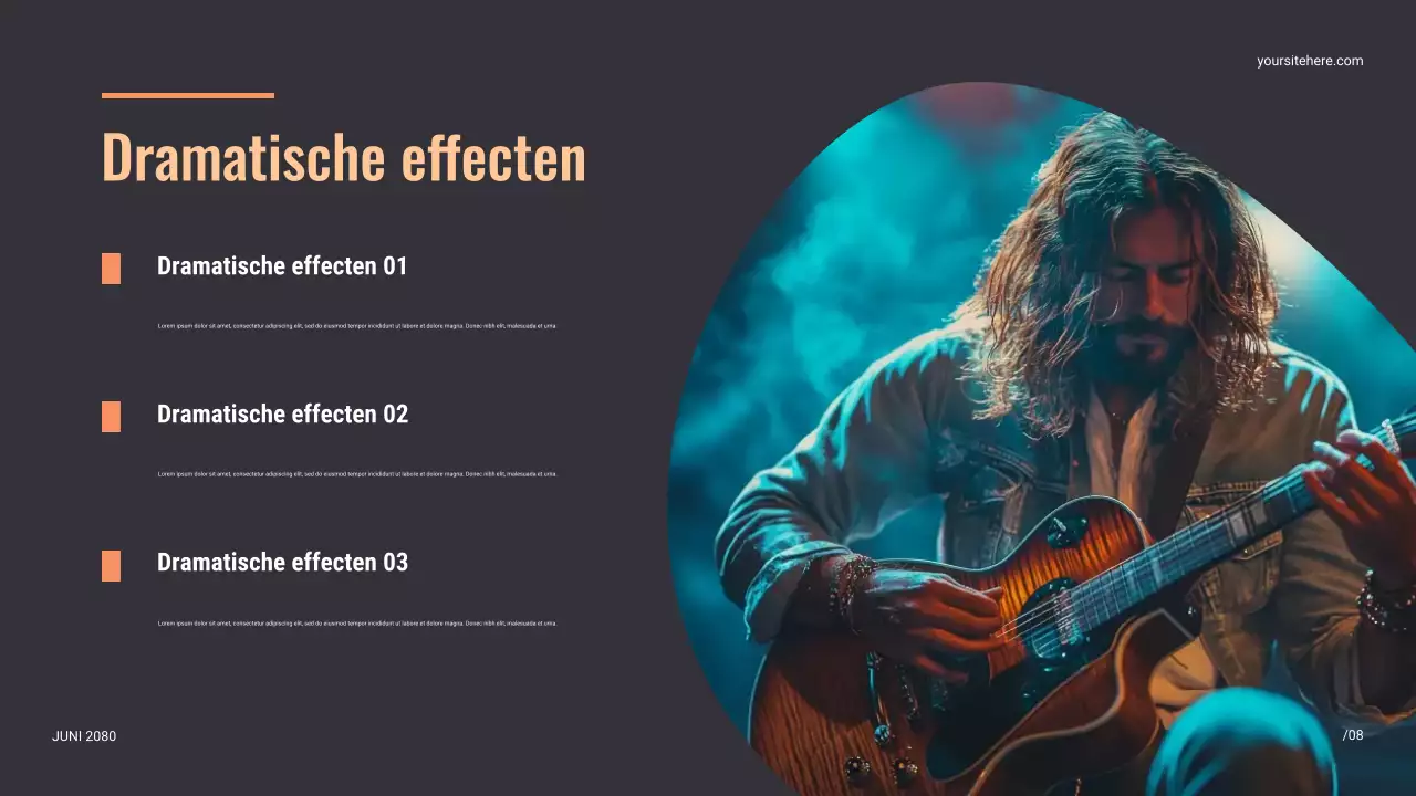 Zwarte moderne podiumpresentatie