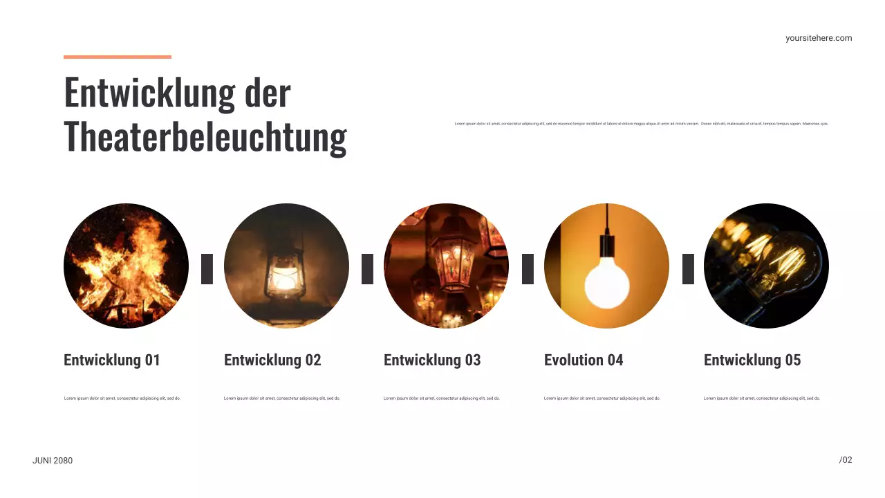 Schwarze moderne Bühnenpräsentation