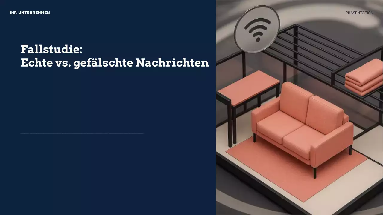 Orange Modern Online Glaubwürdigkeit Präsentation