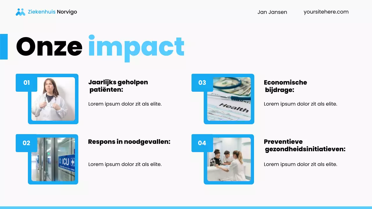 Presentatie lokale ziekenhuisdiensten