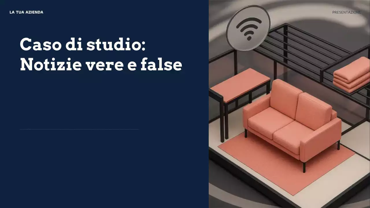 Presentazione sulla credibilità online di Orange Modern