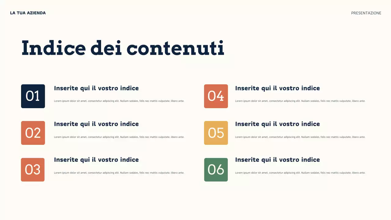 Presentazione sulla credibilità online di Orange Modern