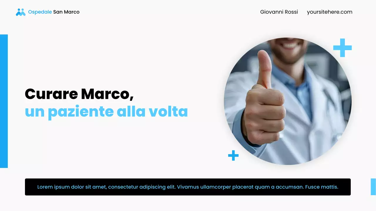 Presentazione dei servizi ospedalieri locali