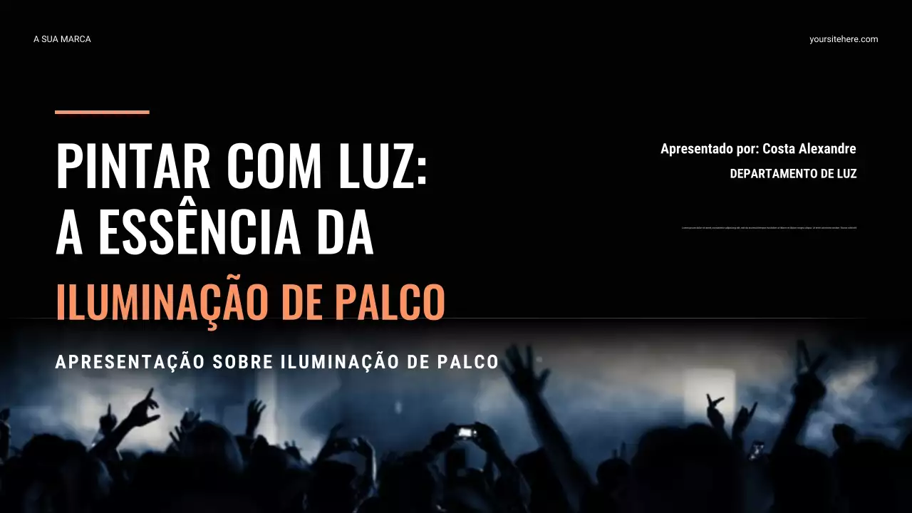 Apresentação do Black Modern Stage
