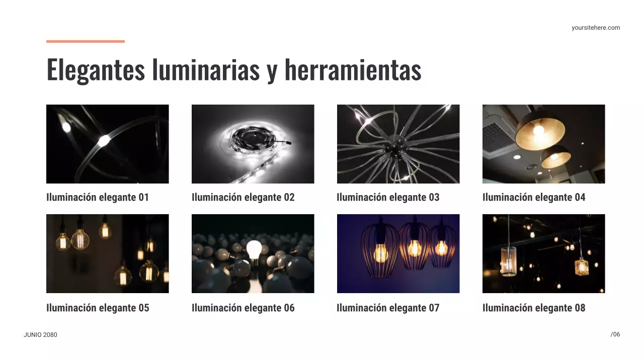 Presentación escénica moderna negra