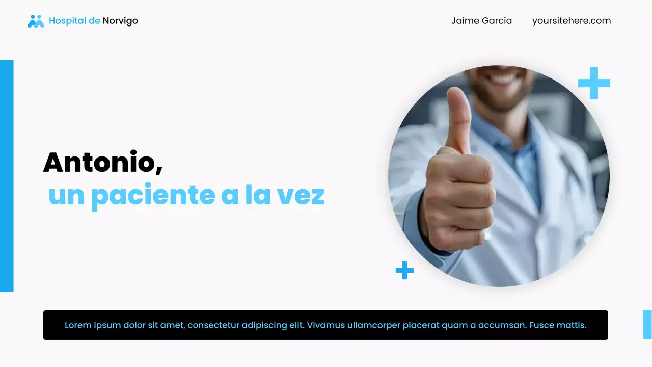 Presentación de los servicios hospitalarios locales