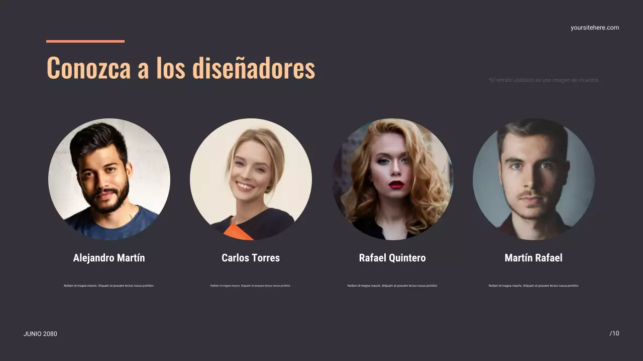 Presentación escénica moderna negra