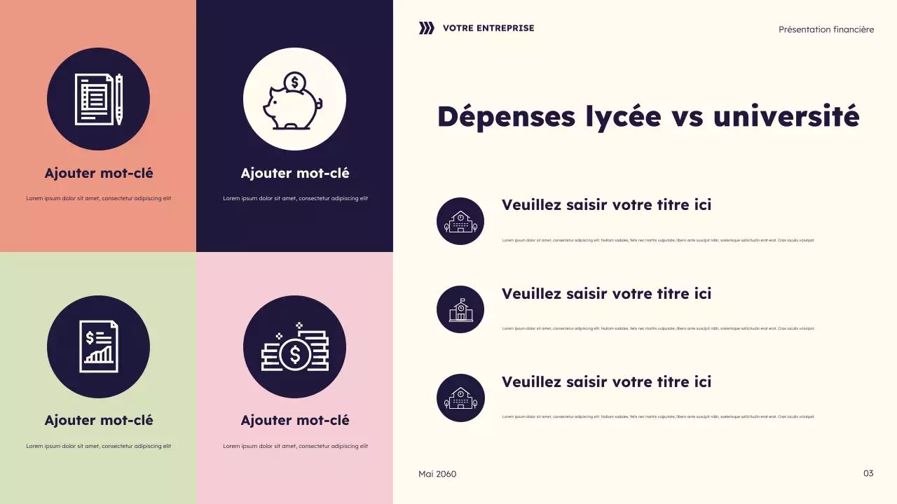 Présentation du financement géométrique de la Marine