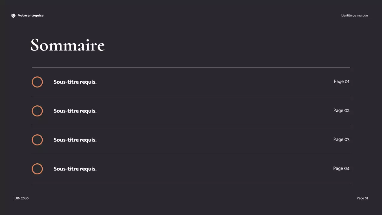 Présentation du guide de marque Coral Modern