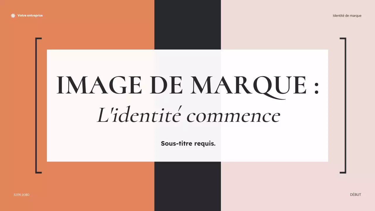 Présentation du guide de marque Coral Modern