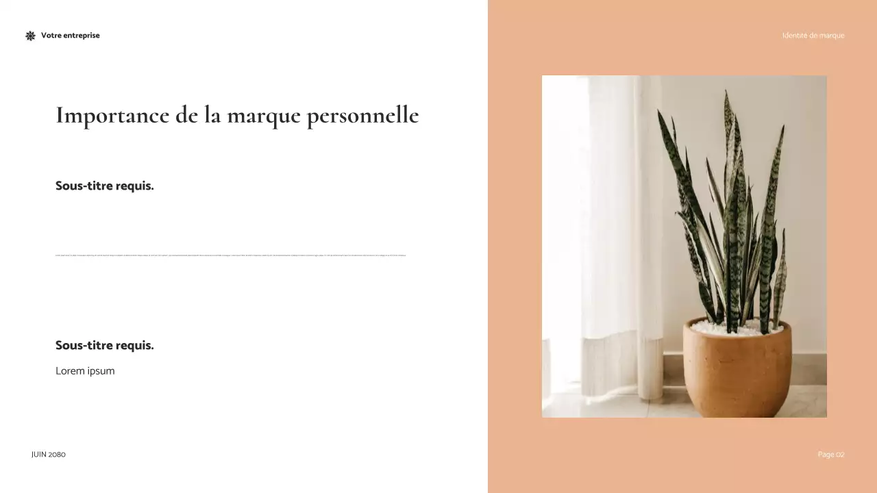 Présentation du guide de marque Coral Modern