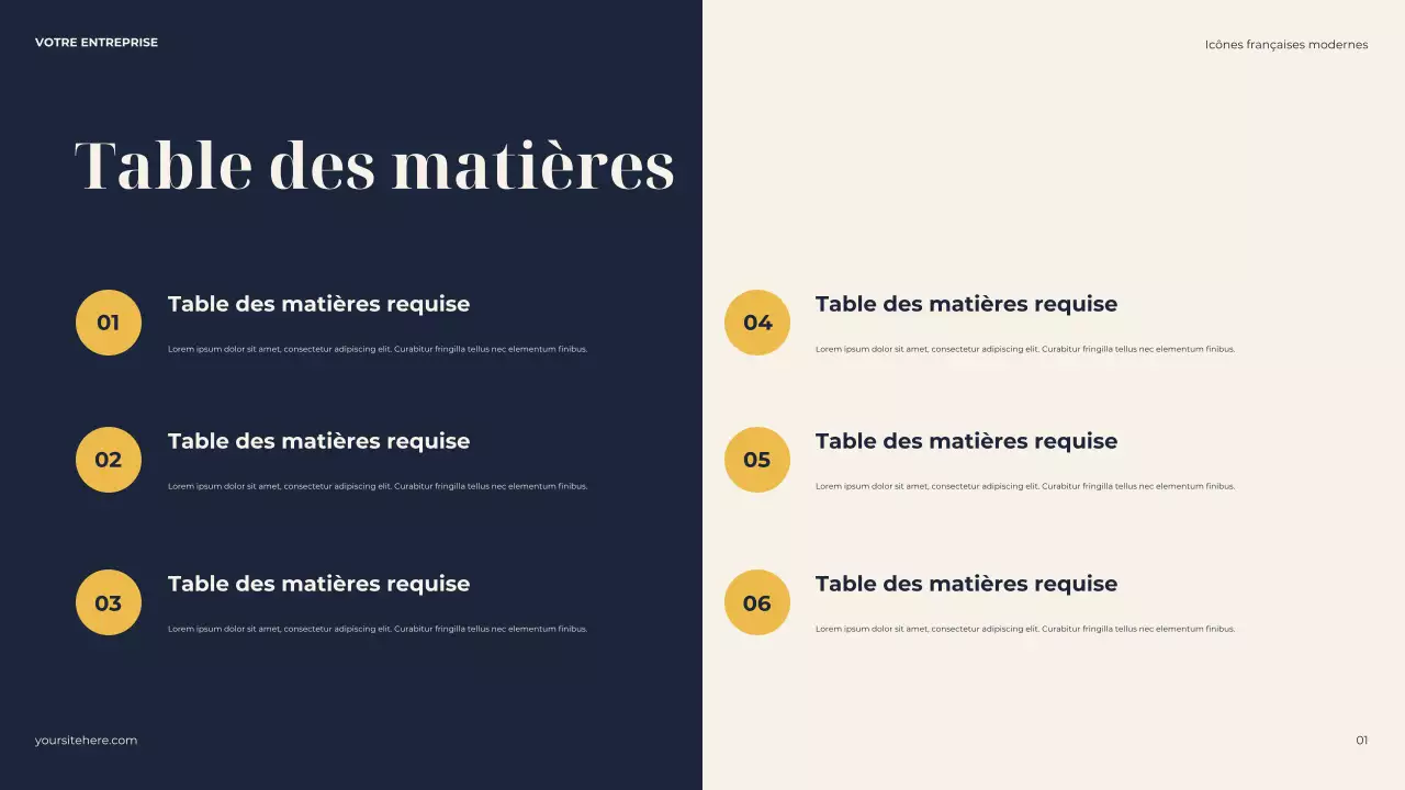 Présentation de la biographie classique de la Marine