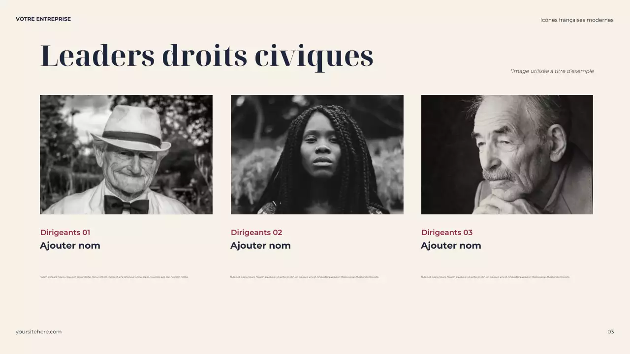 Présentation de la biographie classique de la Marine