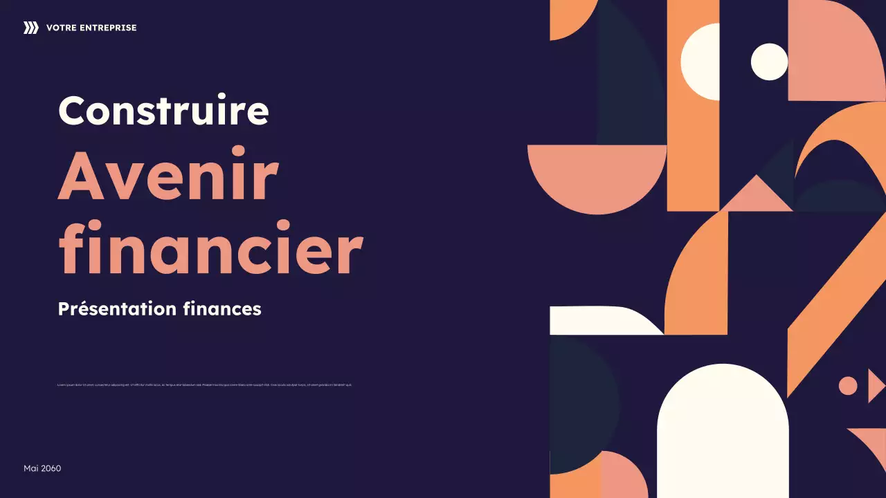 Présentation du financement géométrique de la Marine