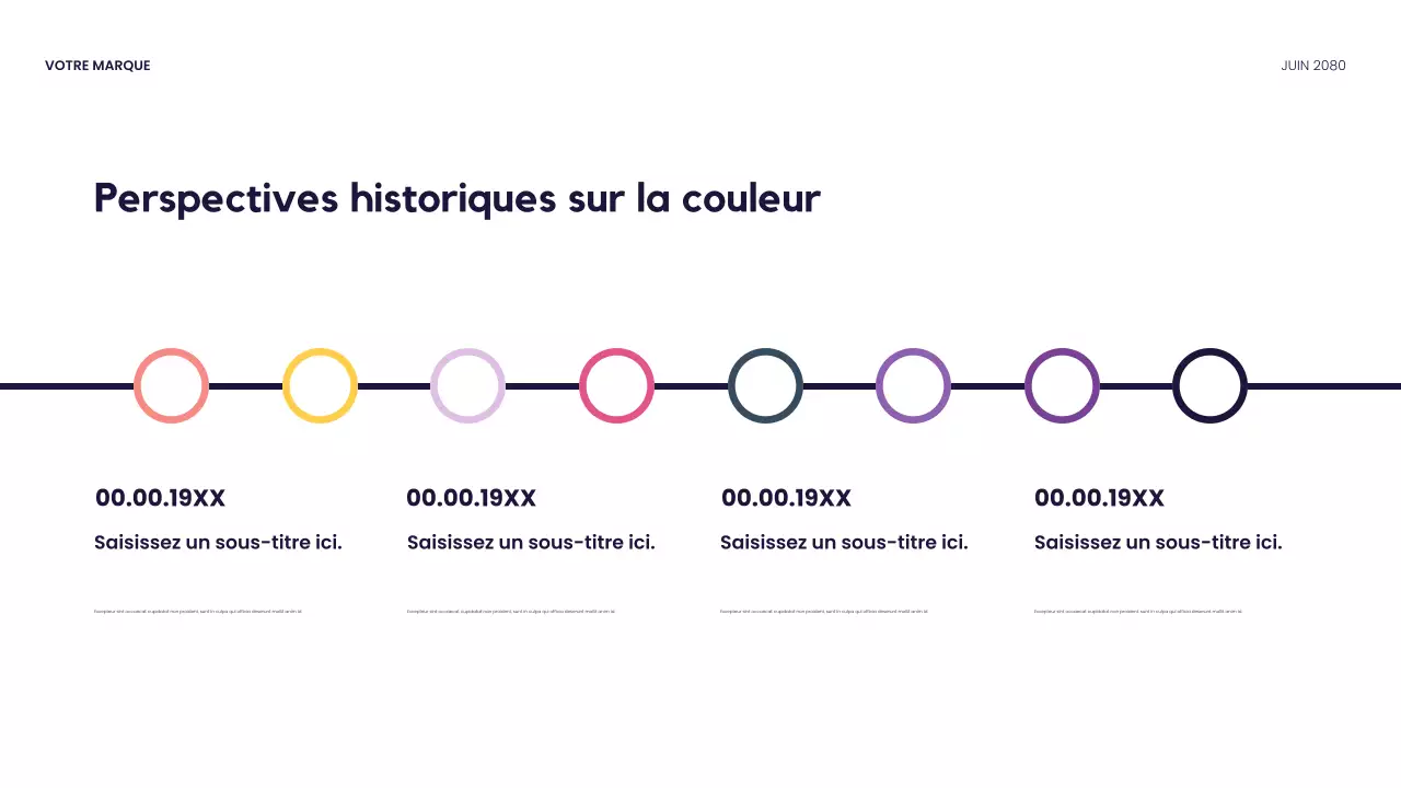 Présentation du design moderne rouge