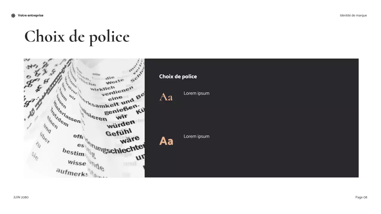 Présentation du guide de marque Coral Modern