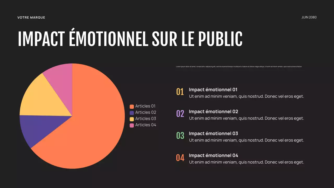 Présentation de danse abstraite violette