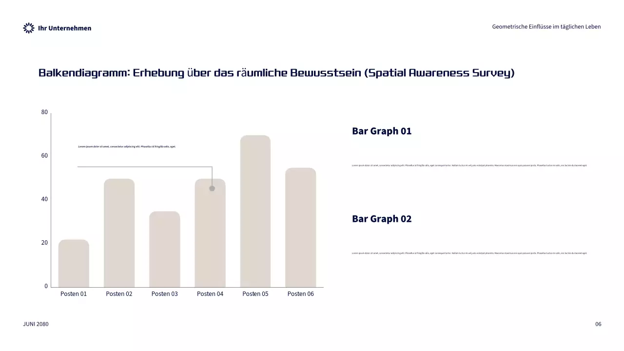 Oranger moderner geometrischer Einfluss im Alltag Präsentation
