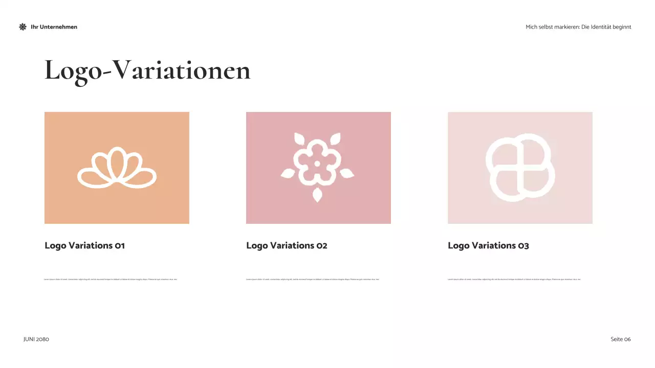 Präsentation des Coral Modern Branding Guide