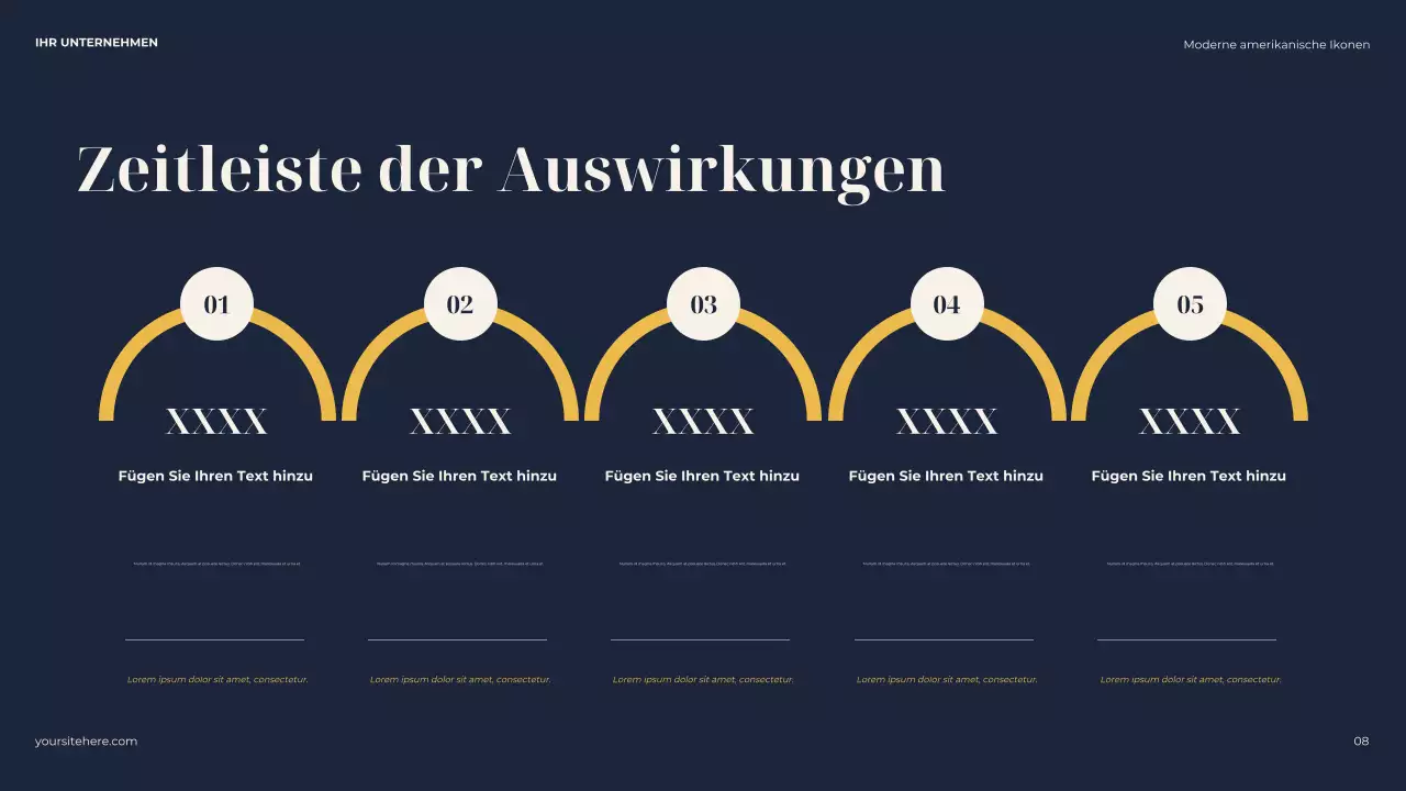 Navy Classic Biografie Präsentation