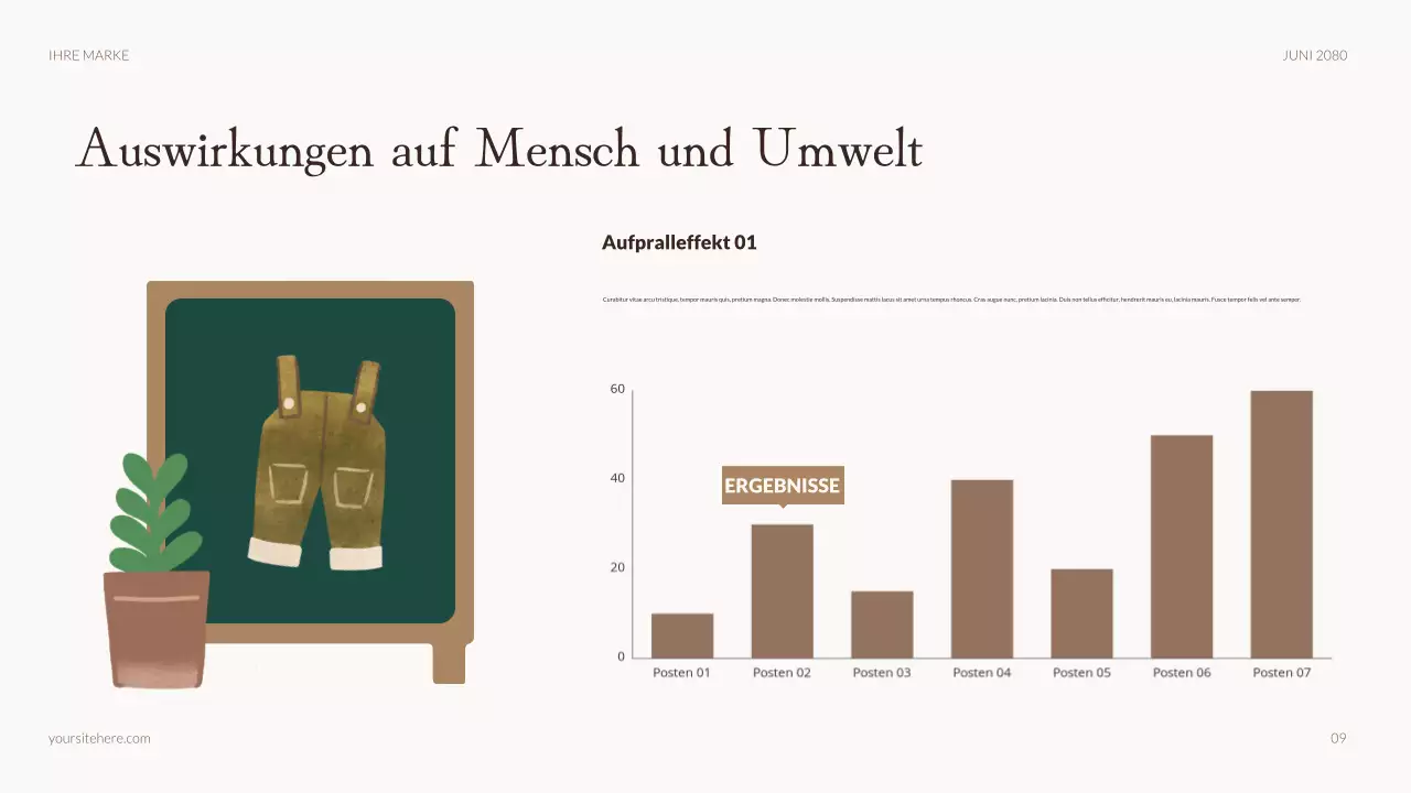 Beige rustikale Modewerbung Präsentation