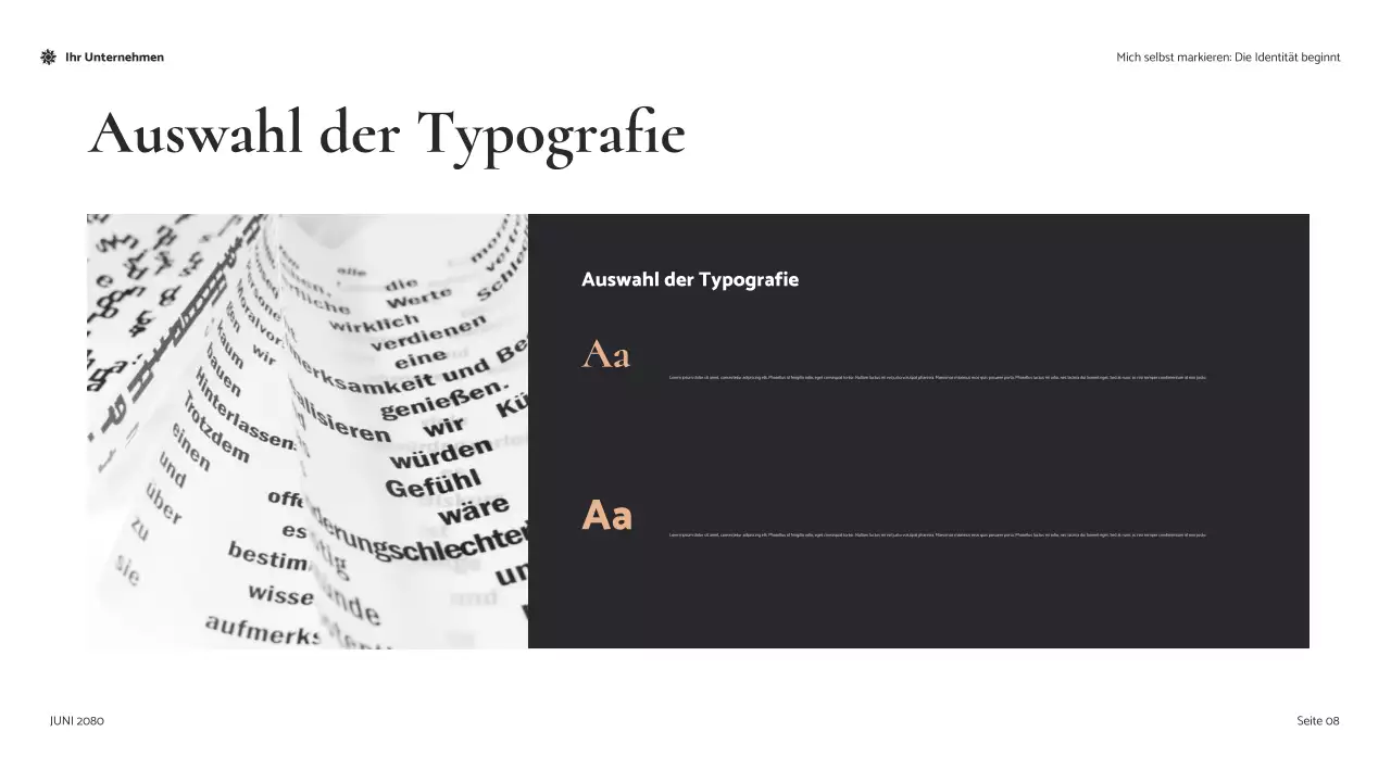 Präsentation des Coral Modern Branding Guide
