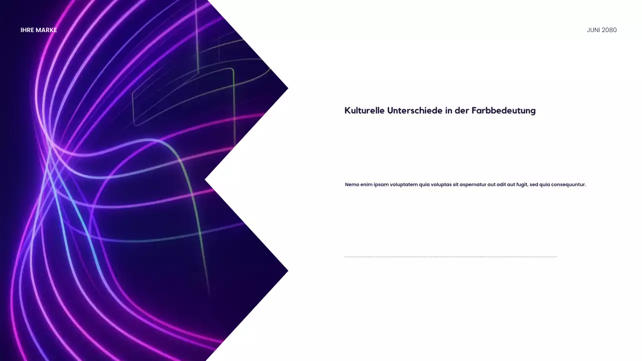 Rote moderne Designpräsentation