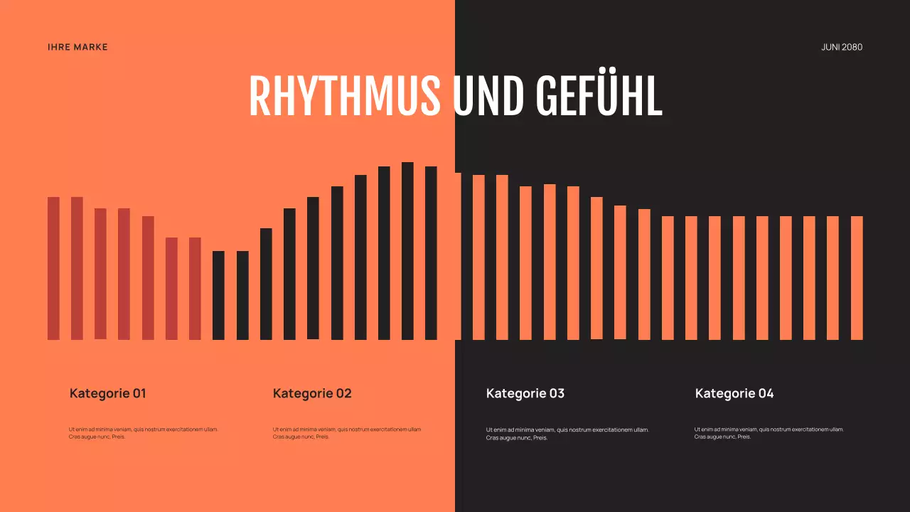 Lila abstrakter Tanz Präsentation