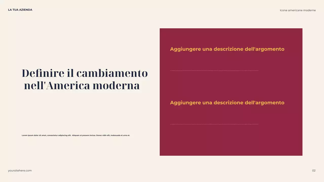 Presentazione della biografia classica della Marina