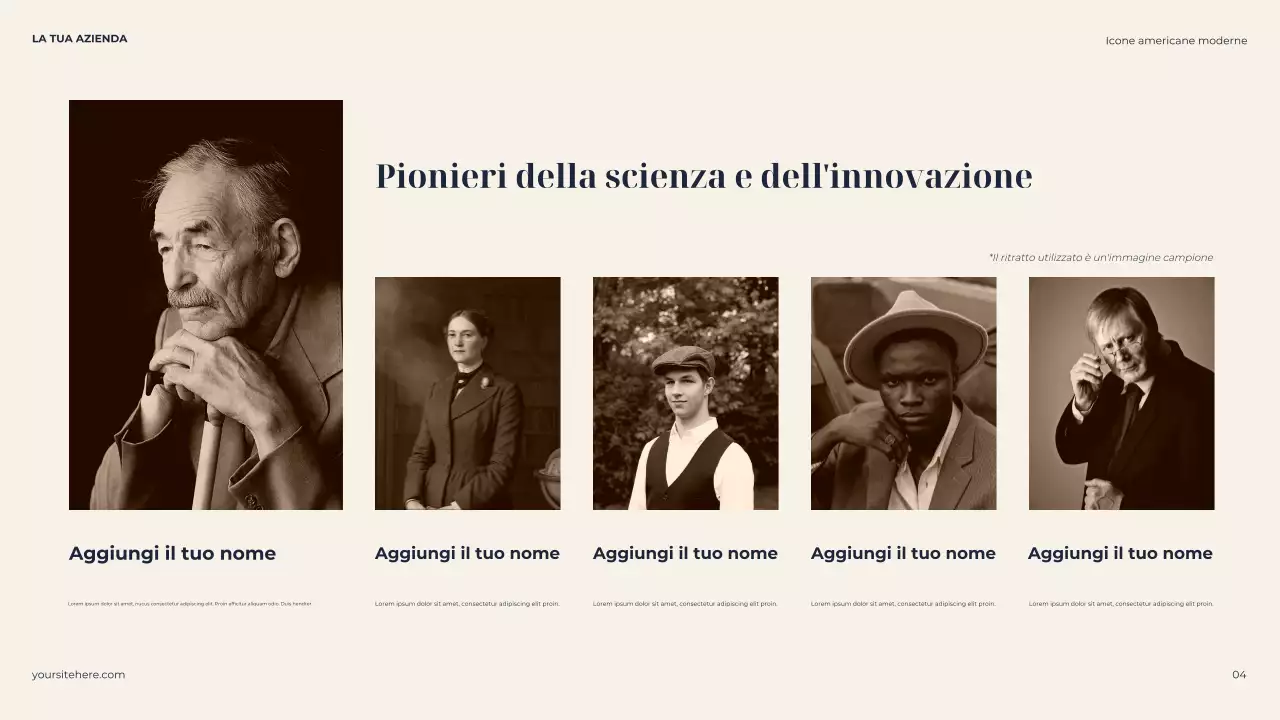 Presentazione della biografia classica della Marina