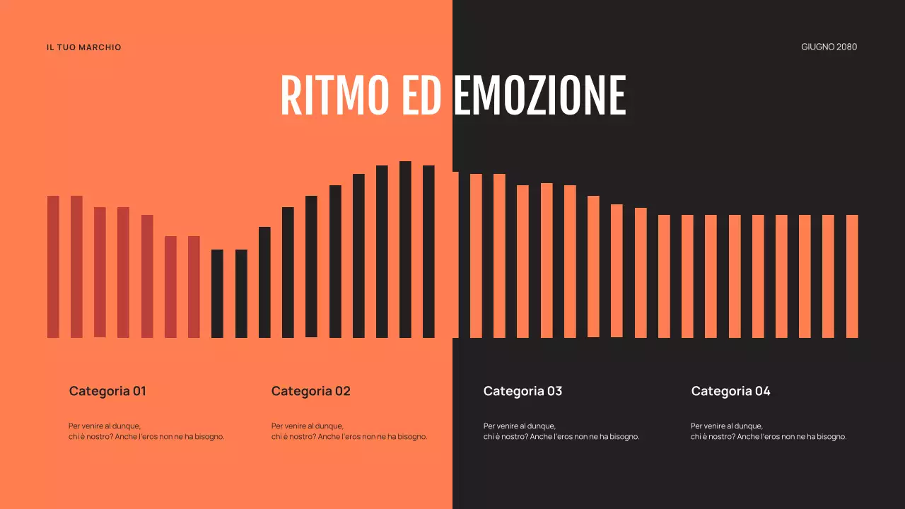 Presentazione di danza astratta viola