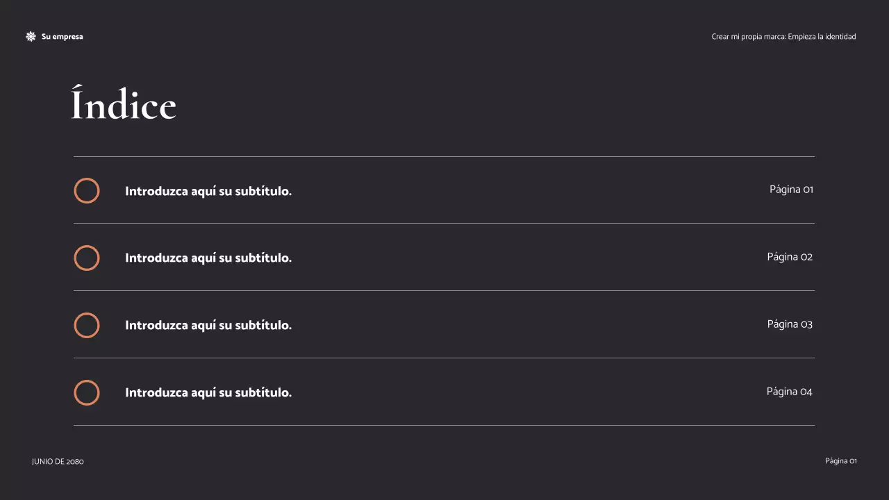 Presentación de la guía de marca Coral Modern