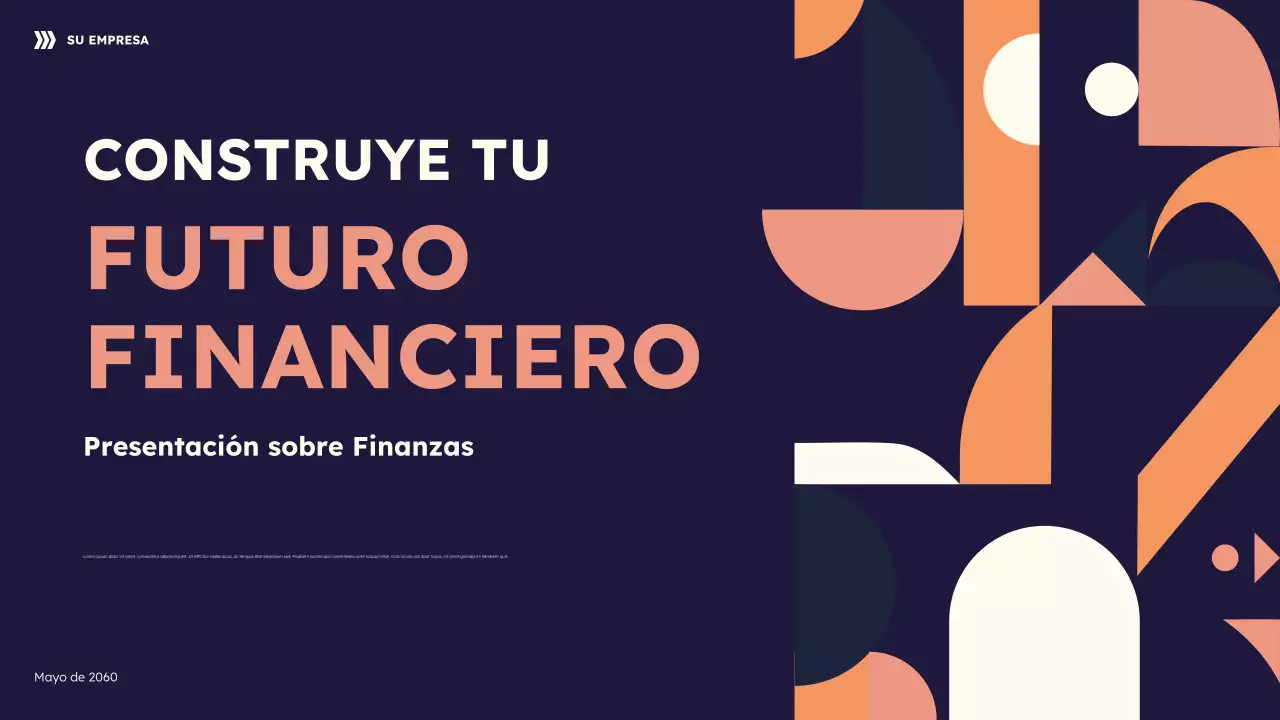 Presentación de finanzas geométricas de la Armada