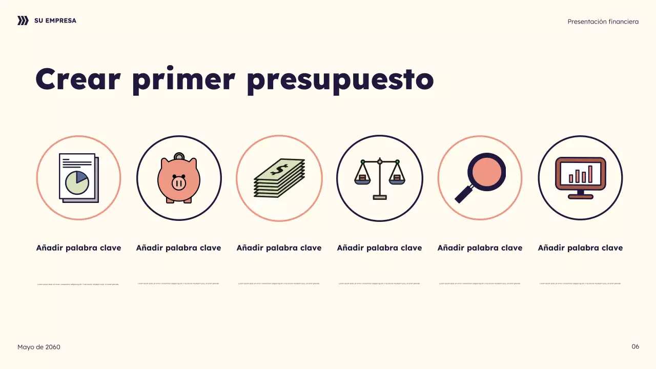 Presentación de finanzas geométricas de la Armada