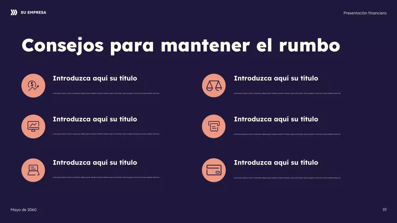 Presentación de finanzas geométricas de la Armada