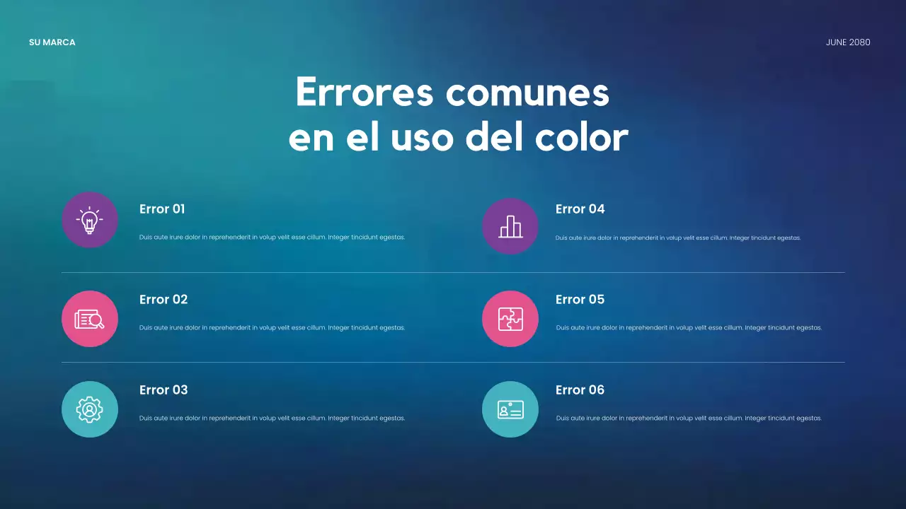 Presentación de diseño moderno rojo