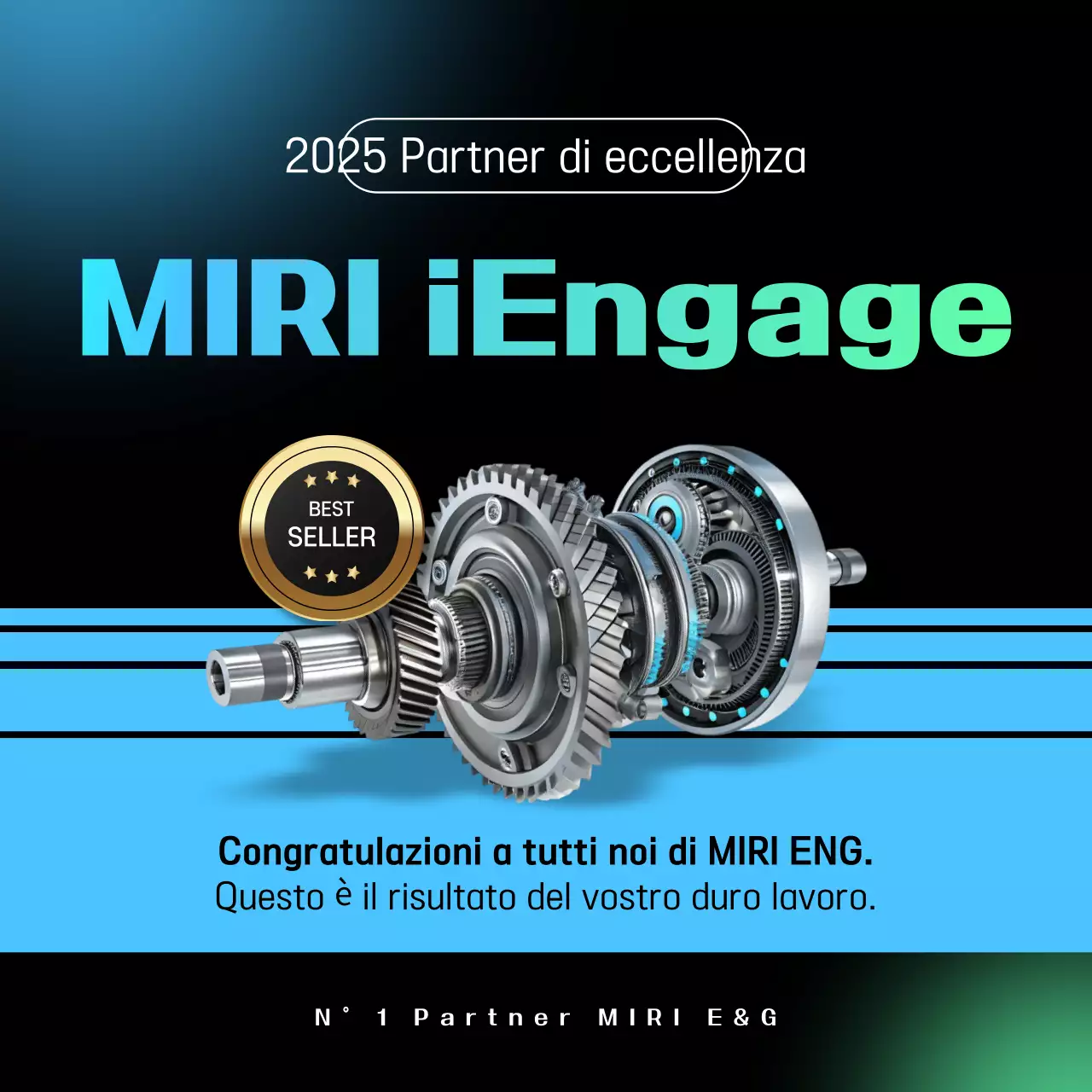 Pubblicità aziendale moderna blu cielo