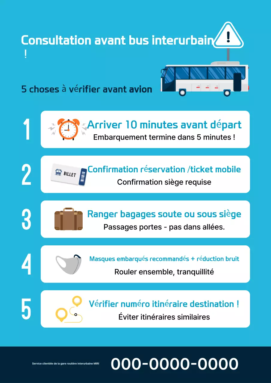 Guide de circulation propre bleu ciel