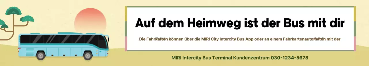 Beige Simple Traffic Guide-Werbung