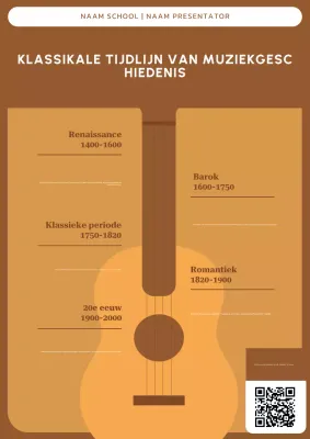 bruine retro muziekgeschiedenis