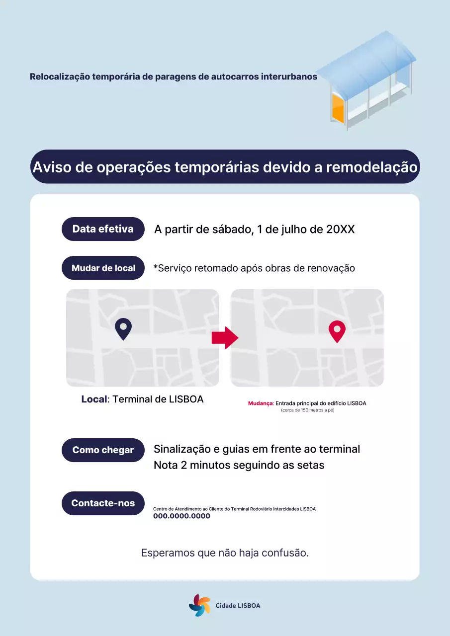 Aviso de informações de trânsito simples azul-celeste