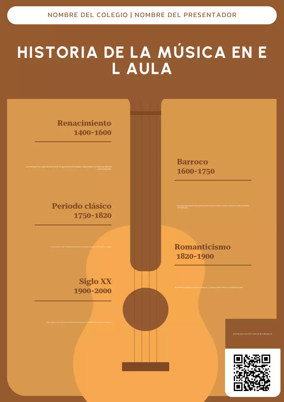 Historia de la música retro marrón