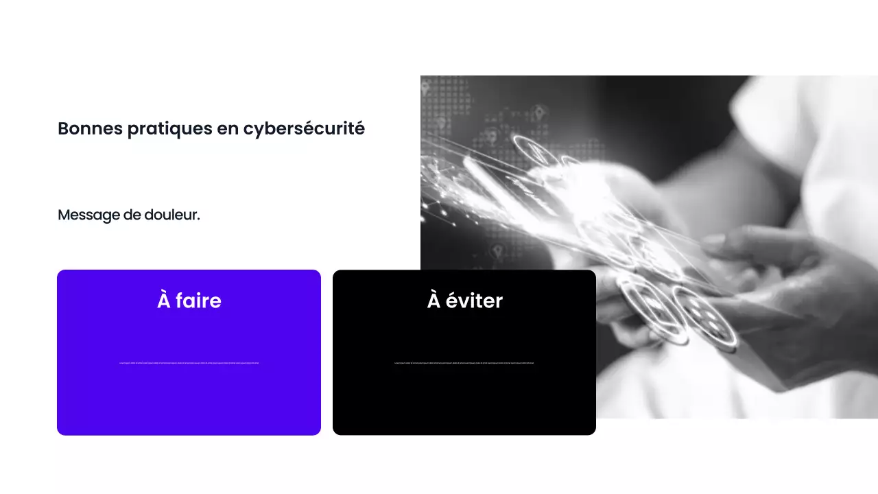 Présentation du guide de sécurité Purple Modern