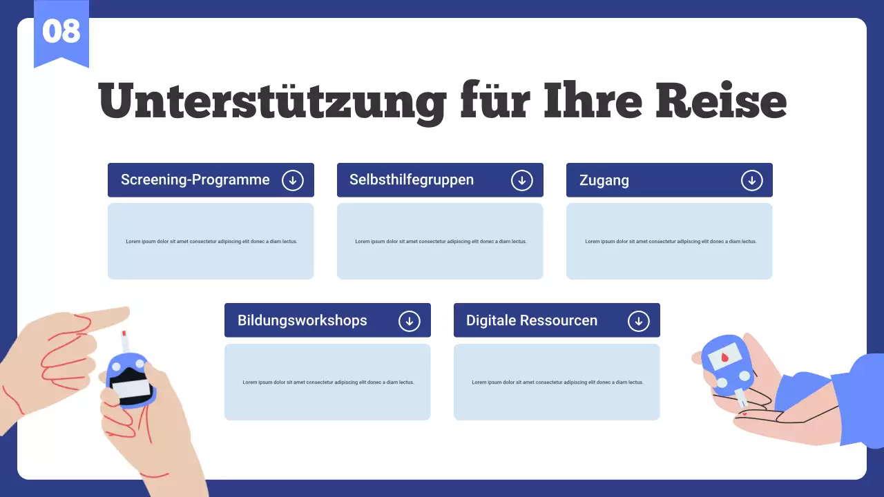 Lassen Sie uns Diabetes vorbeugen Präsentation