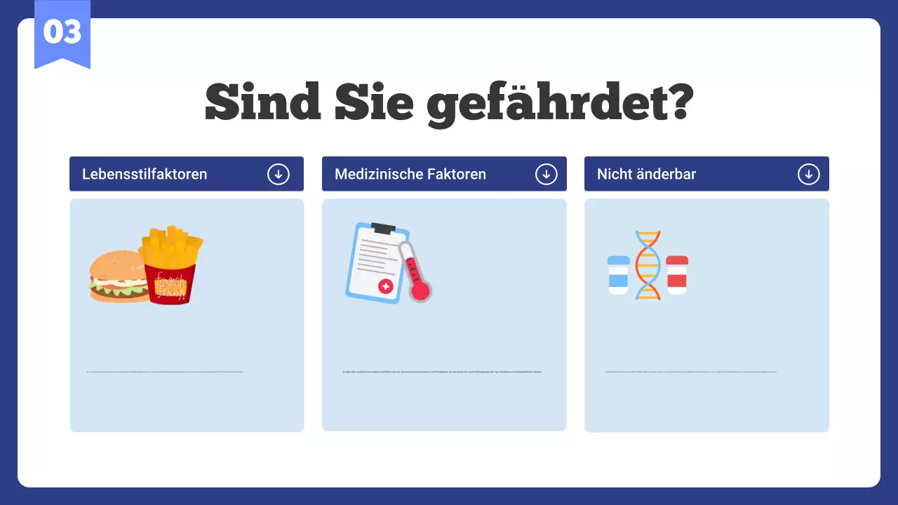 Lassen Sie uns Diabetes vorbeugen Präsentation