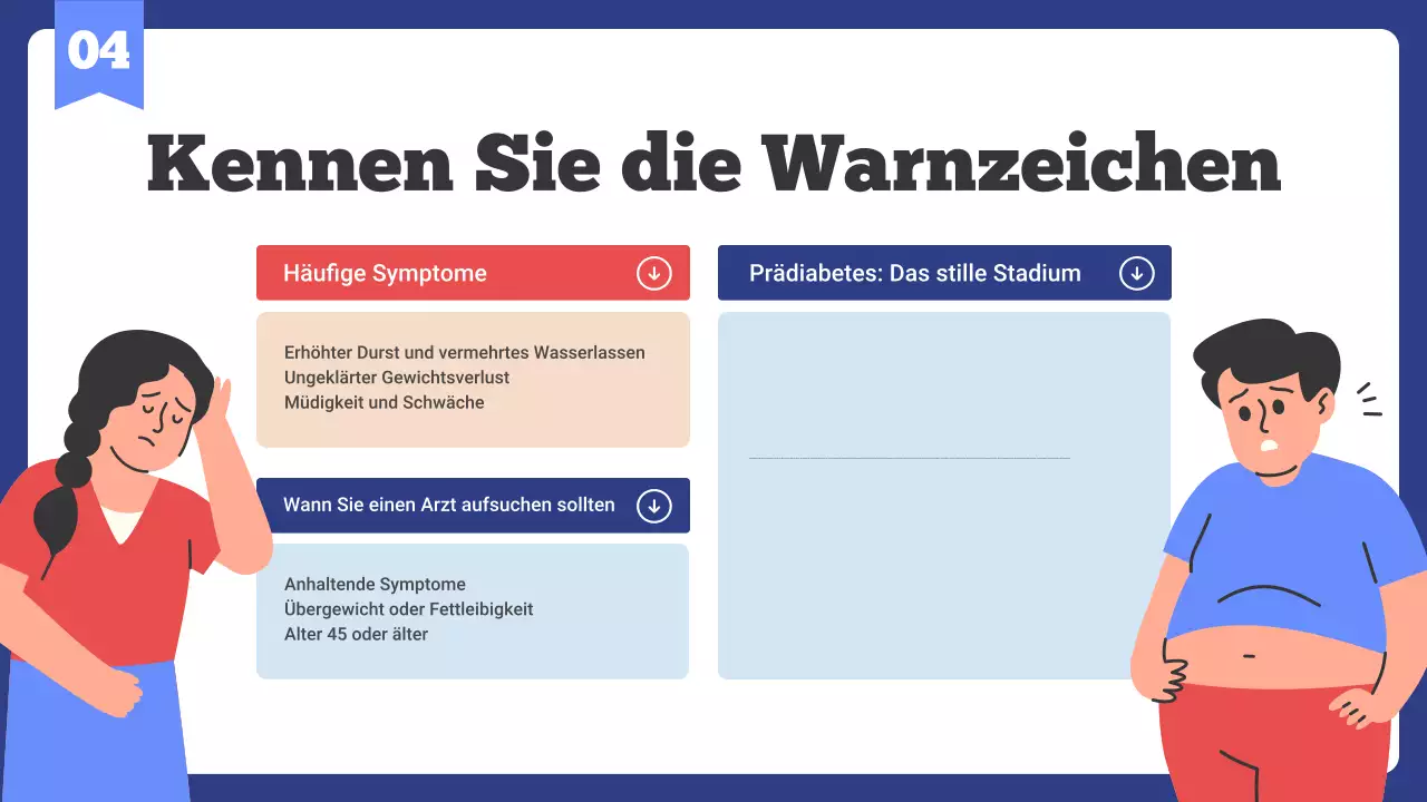 Lassen Sie uns Diabetes vorbeugen Präsentation