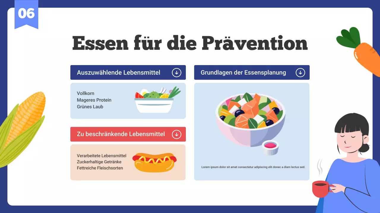 Lassen Sie uns Diabetes vorbeugen Präsentation